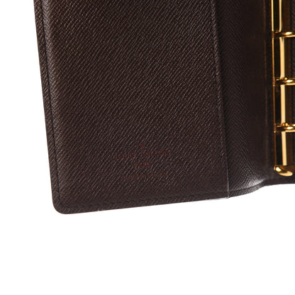 Louis Vuitton Damier Ebene Small Ring Agenda Cover 6 of 7