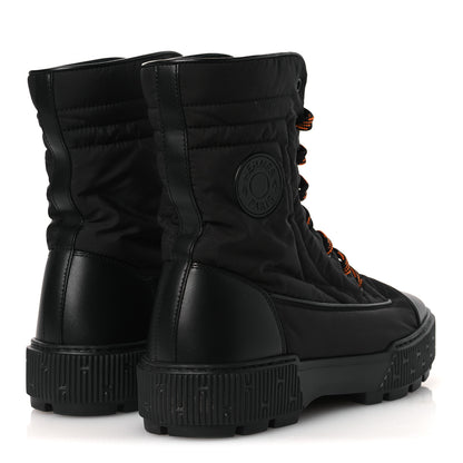 Hermes Calfskin Parachute Fresh Ankle Boots 40.5 Black 4 of 12