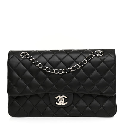 Chanel Lambskin Quilted Medium Double Flap Black 1 of 25