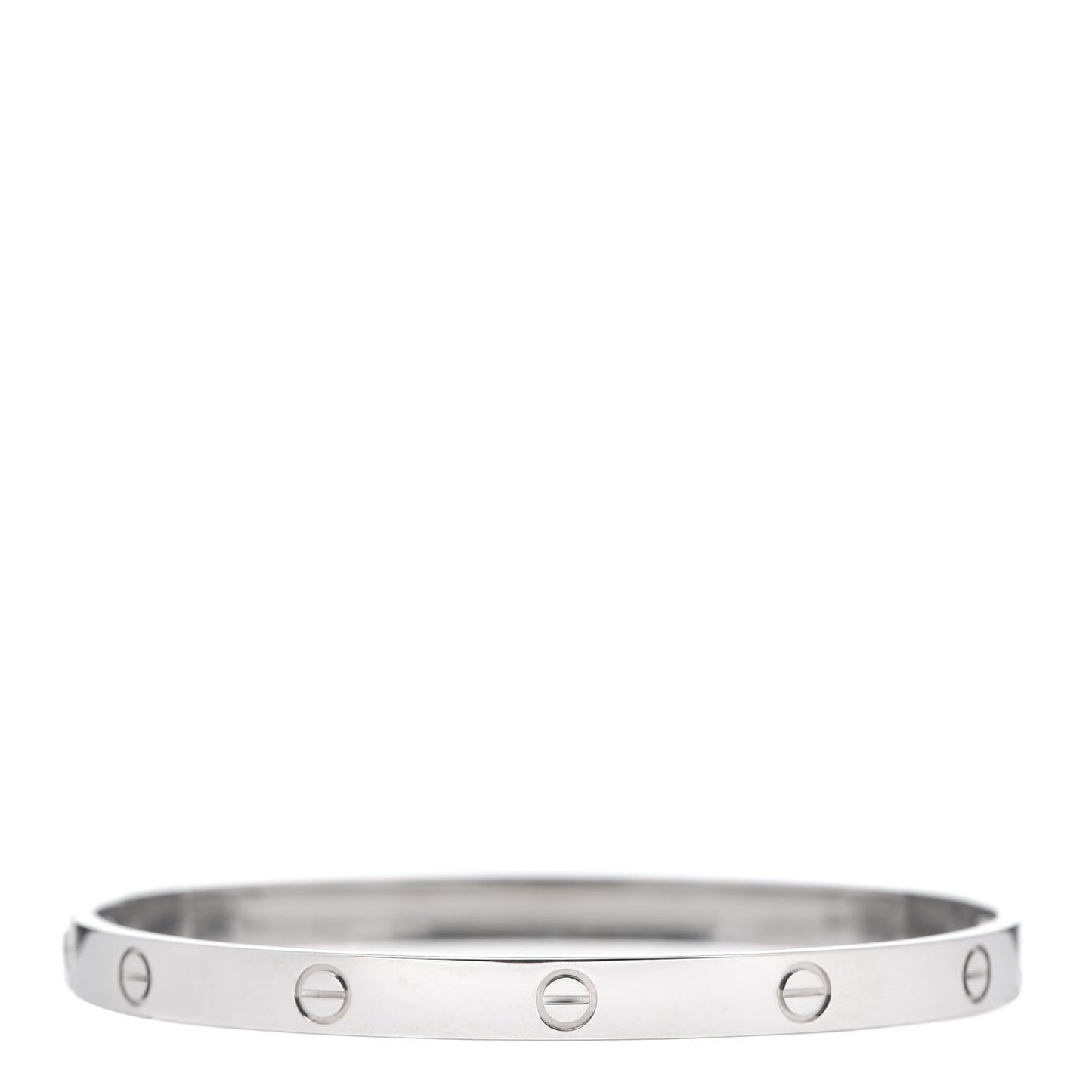 18K White Gold LOVE Bracelet 21