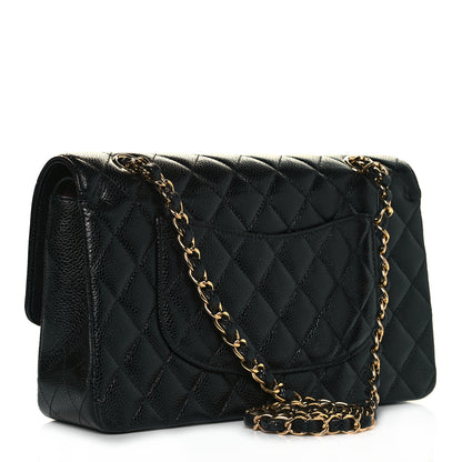 Chanel Caviar Quilted Medium Double Flap Black 3 of 13