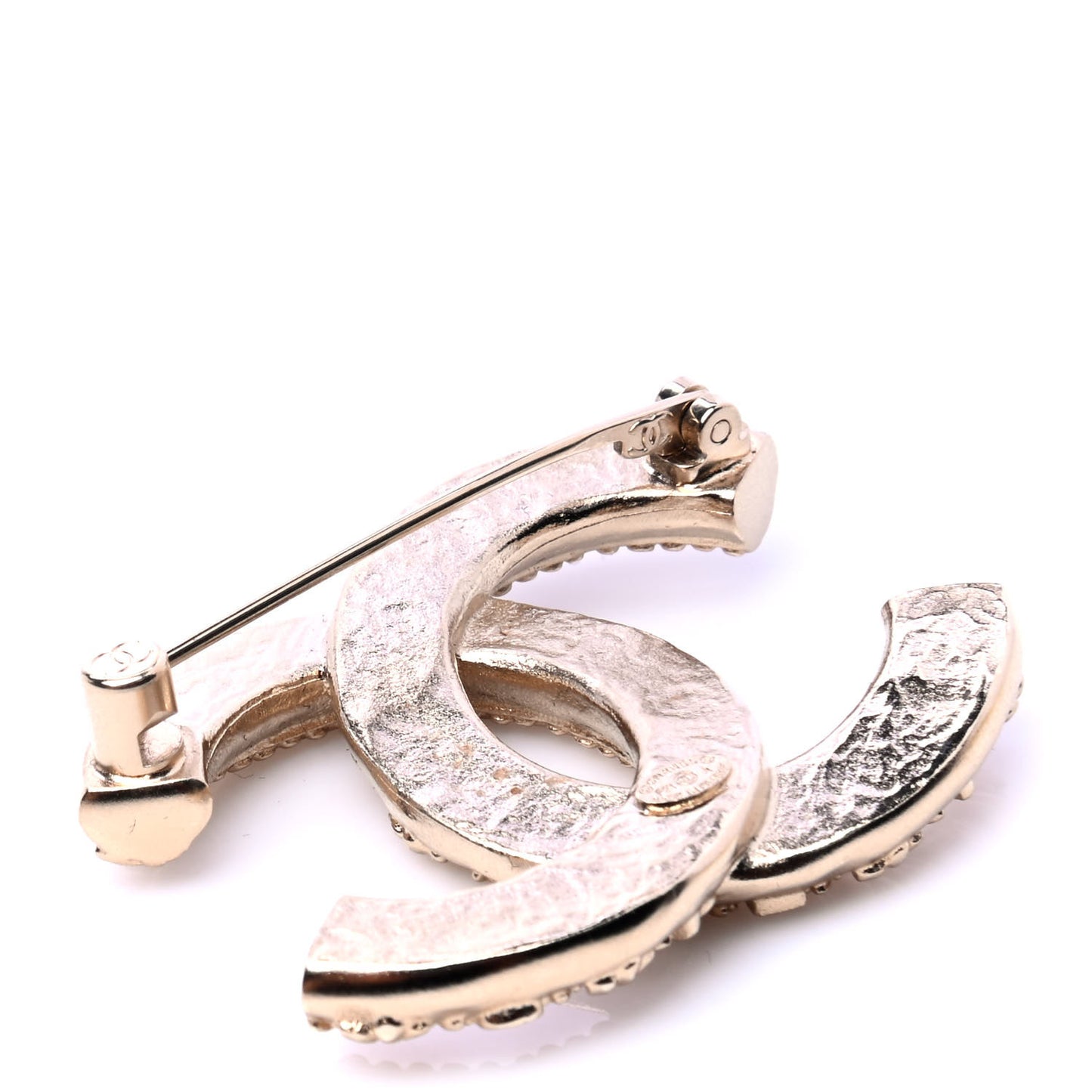 CC Logo Brooch Gold