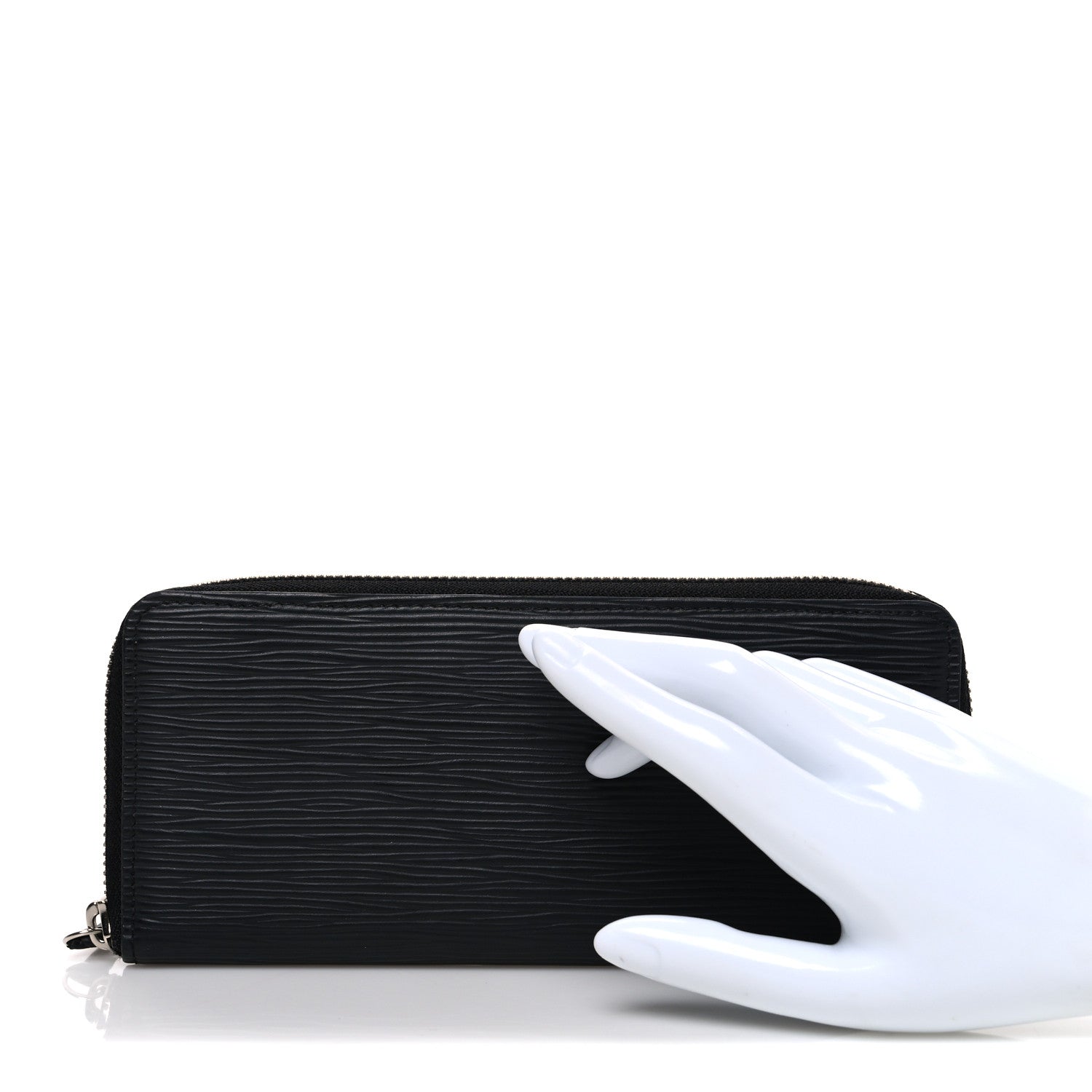 Louis Vuitton Epi Clemence Wallet Black 2 of 7
