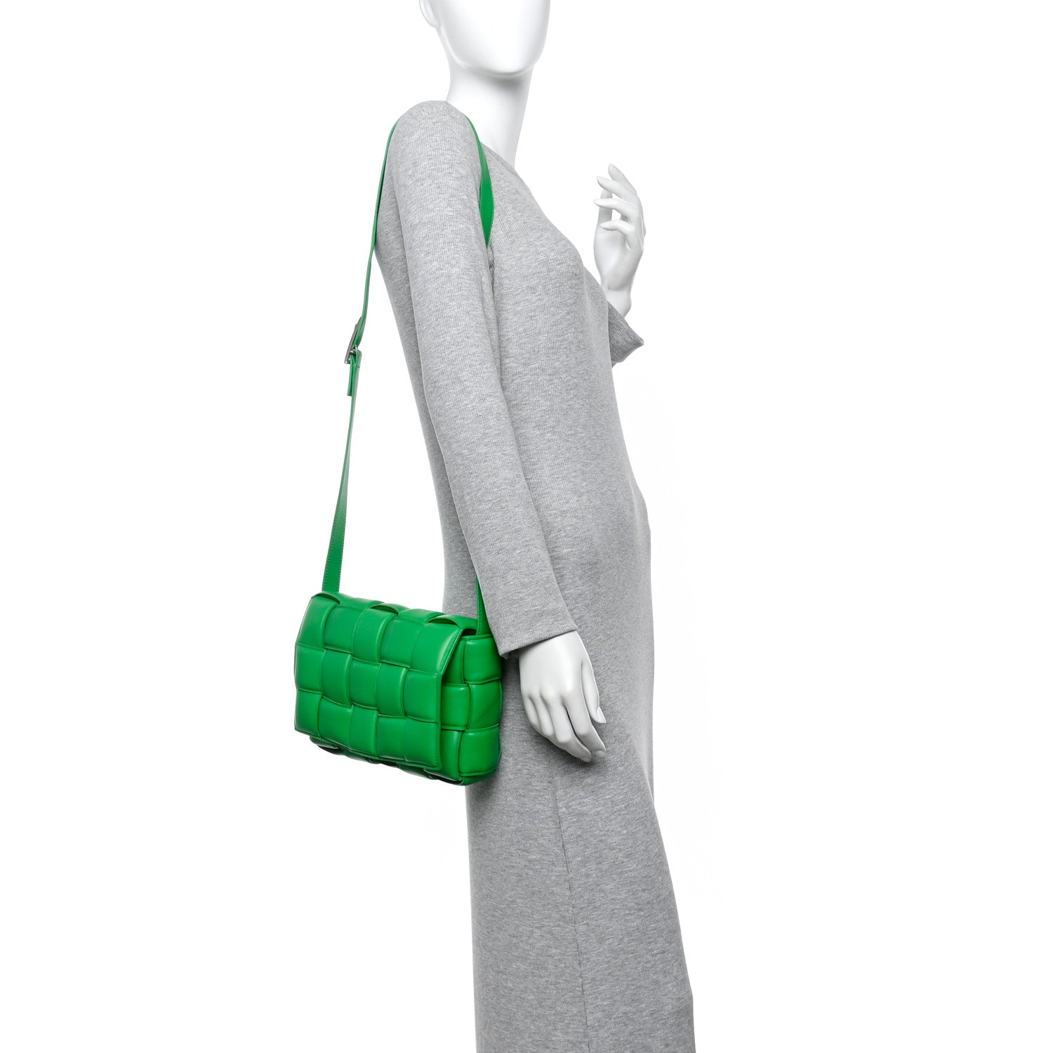 Bottega Veneta Nappa Maxi Intreccio Padded Cassette Crossbody Bag Parakeet 2 of 11