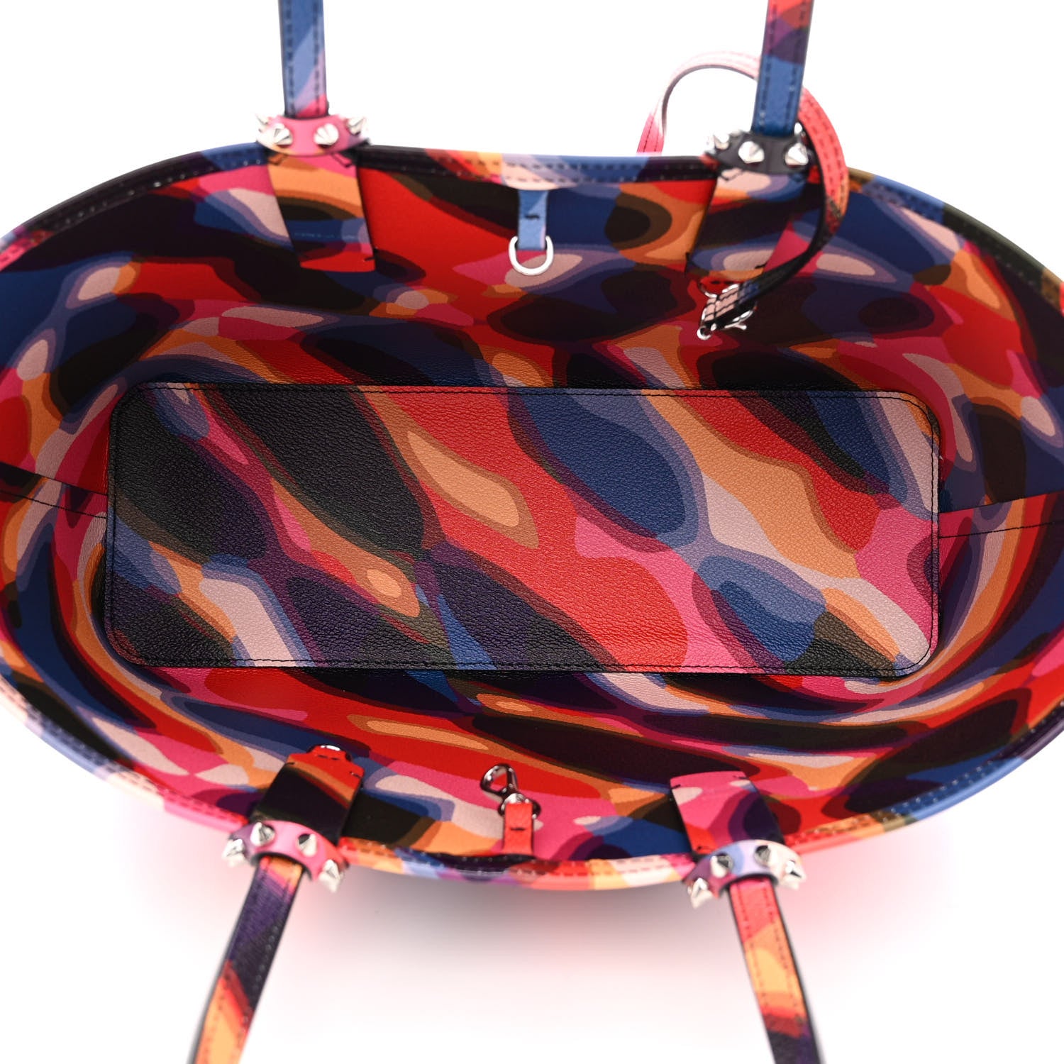 Christian Louboutin Patent Calfskin Paris Illusion Cabata Tote Multicolor 6 of 12