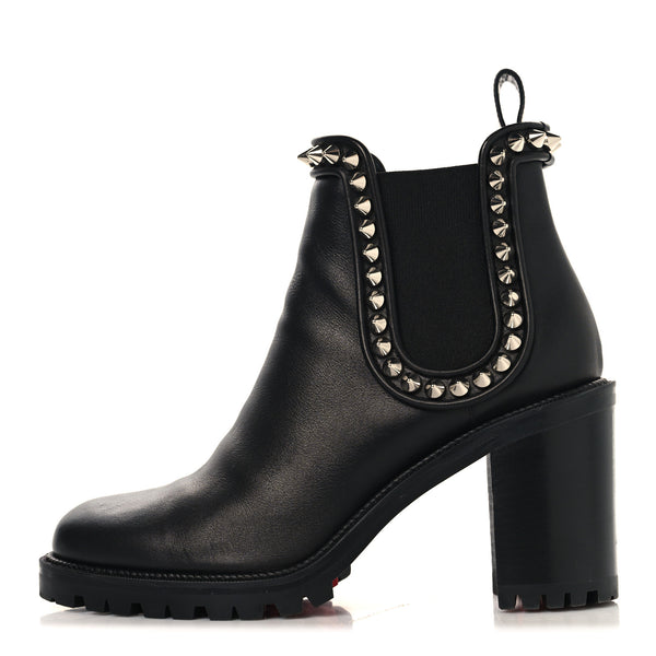 Christian Louboutin Nappa Spiked Capahutta 70 Chelsea Boots 40