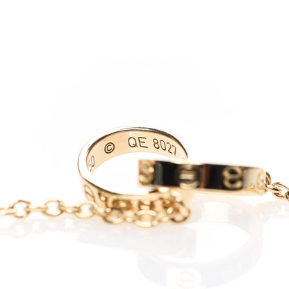 Cartier 18K Yellow Gold Interlocking LOVE Necklace 5 of 5