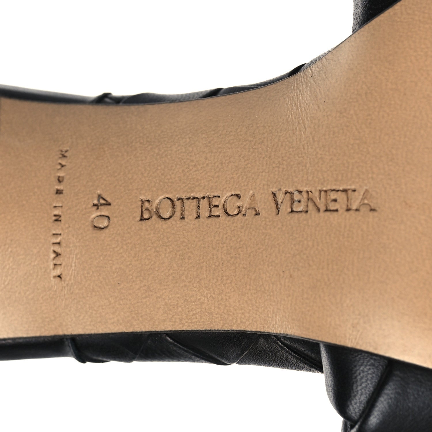 Bottega Veneta Nappa Maxi Intrecciato Lido Mule Sandals 40 Black 7 of 9
