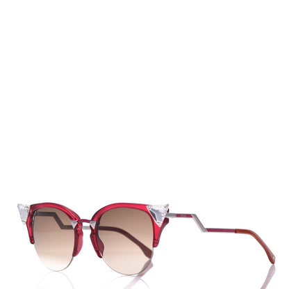 Fendi Iridia Sunglasses FF 0041/S Cherry Palladium 1 of 8