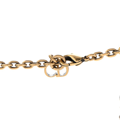 Christian Dior Crystal Star Necklace Gold 4 of 6