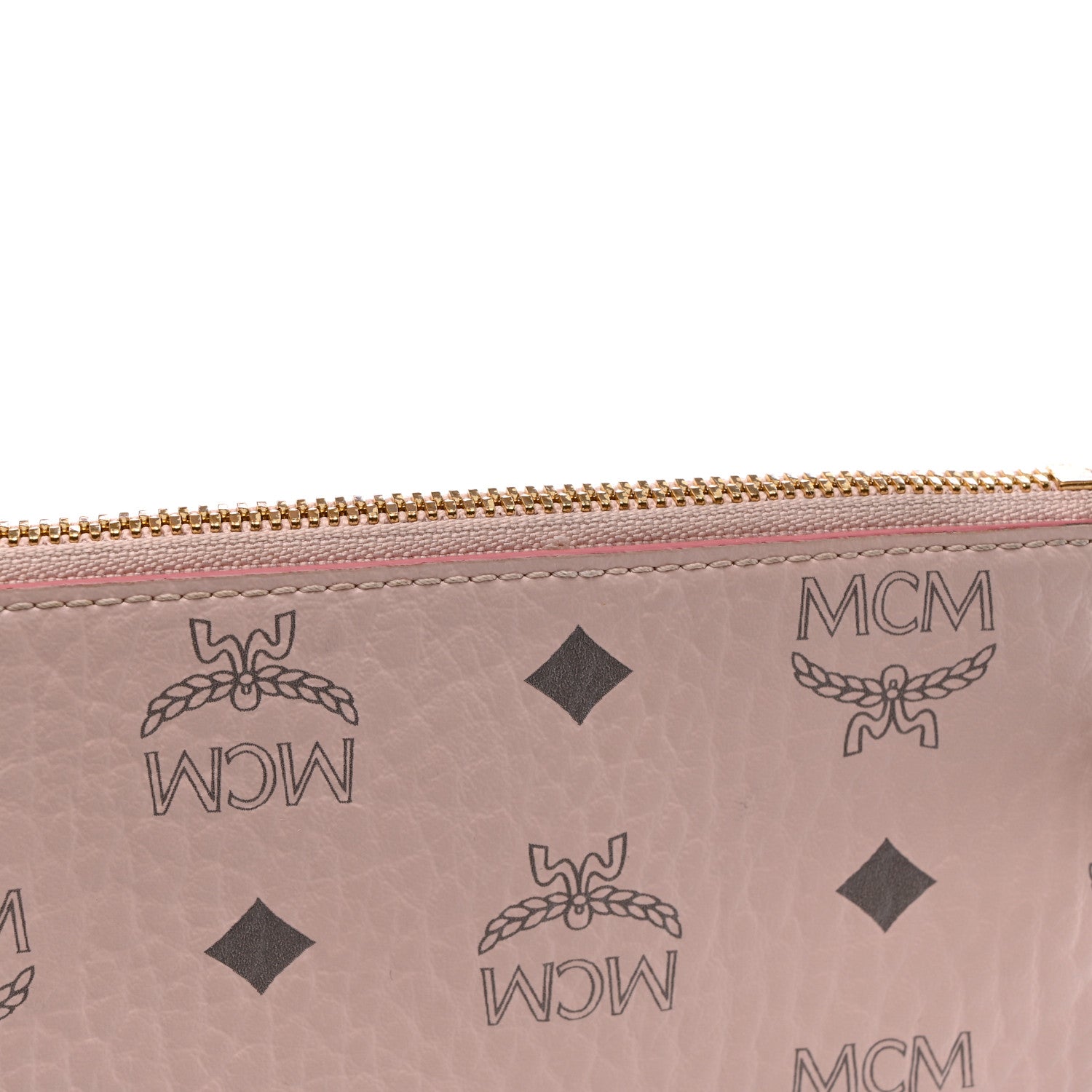 MCM Visetos Medium Crossbody Pouch Soft Pink 14 of 16