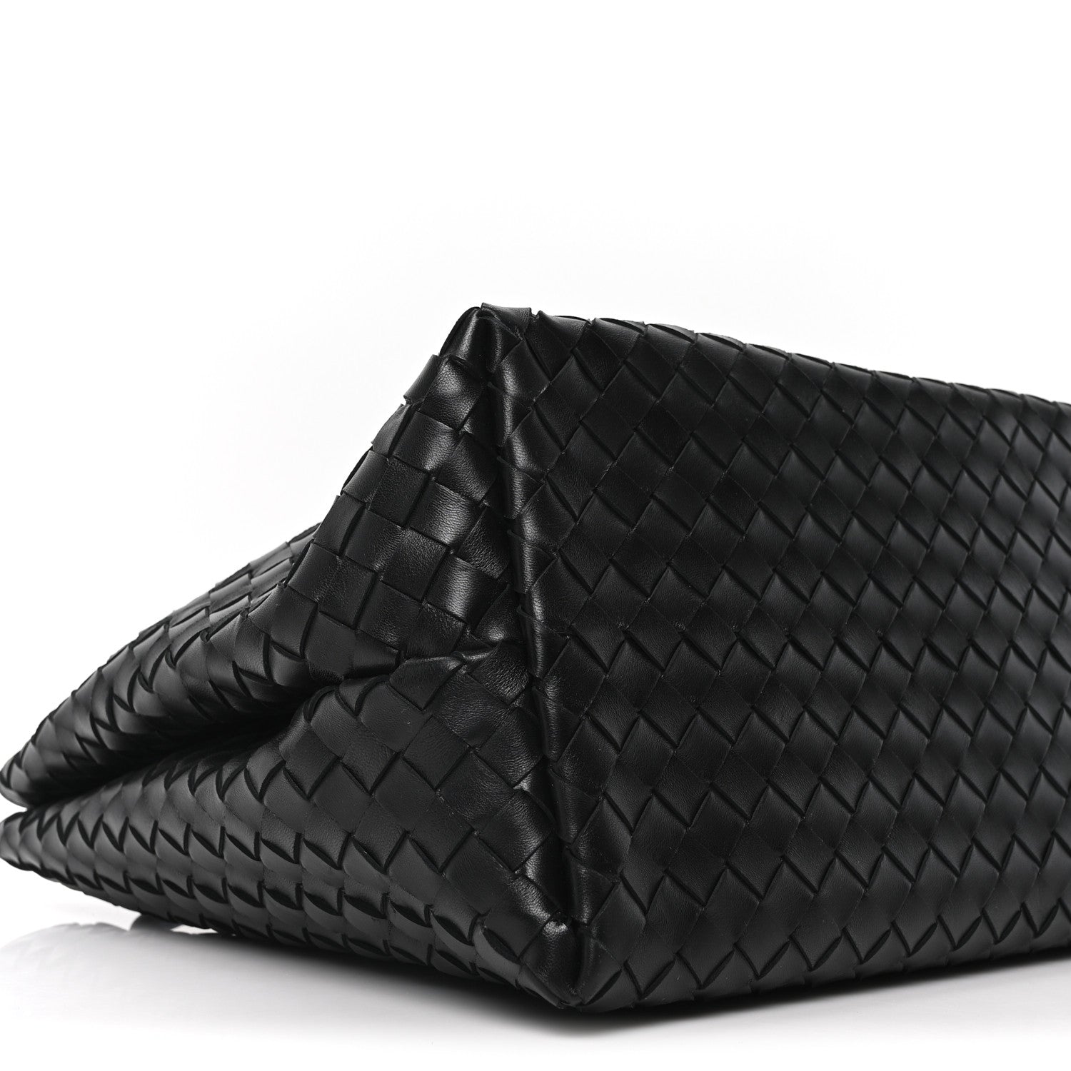 Bottega Veneta Nappa Intrecciato Large Andiamo Shoulder Bag Black 8 of 9