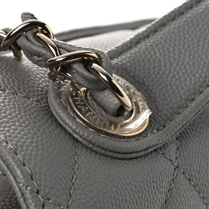 Chanel Caviar Quilted Medium Business Affinity Flap Grey 11 of 13