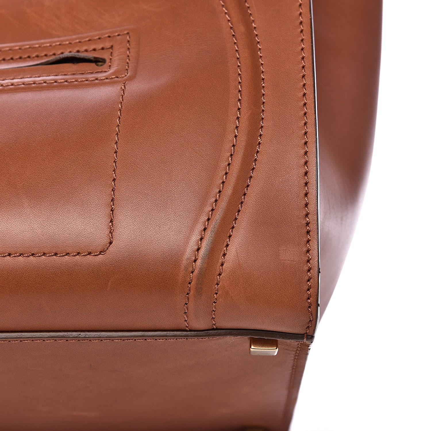 Celine Natural Calfskin Medium Phantom Luggage Tan 19 of 20