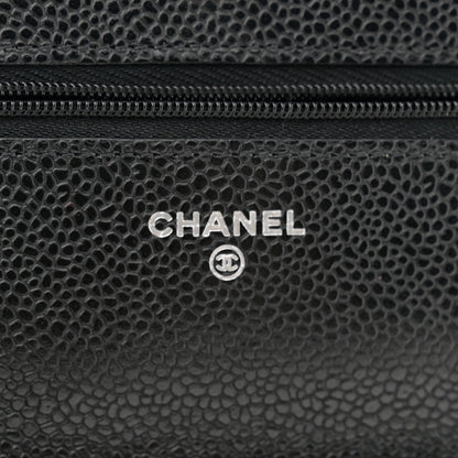 Chanel Caviar Quilted Wallet on Chain WOC Black 6 of 11