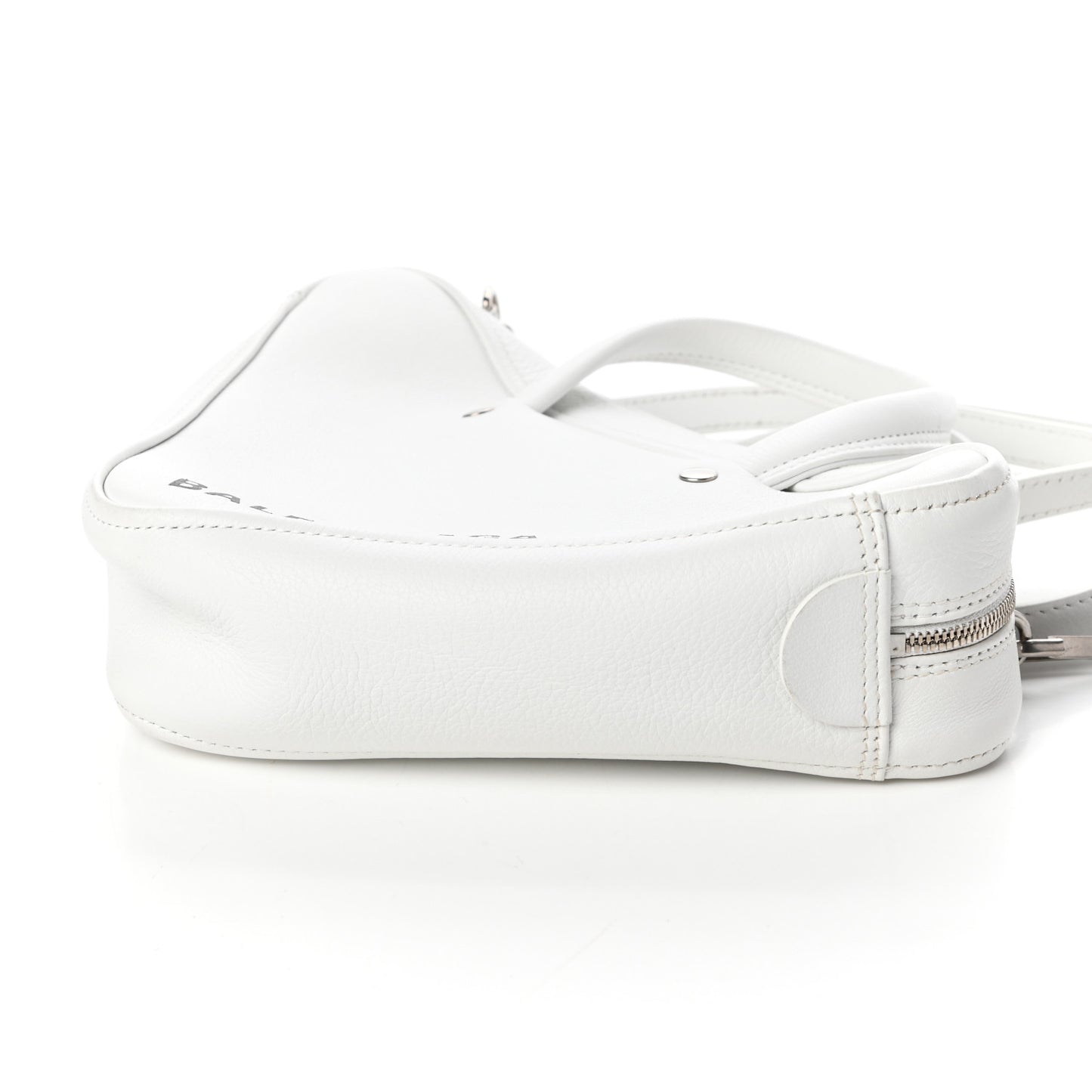Calfskin XS Triangle Duffle White