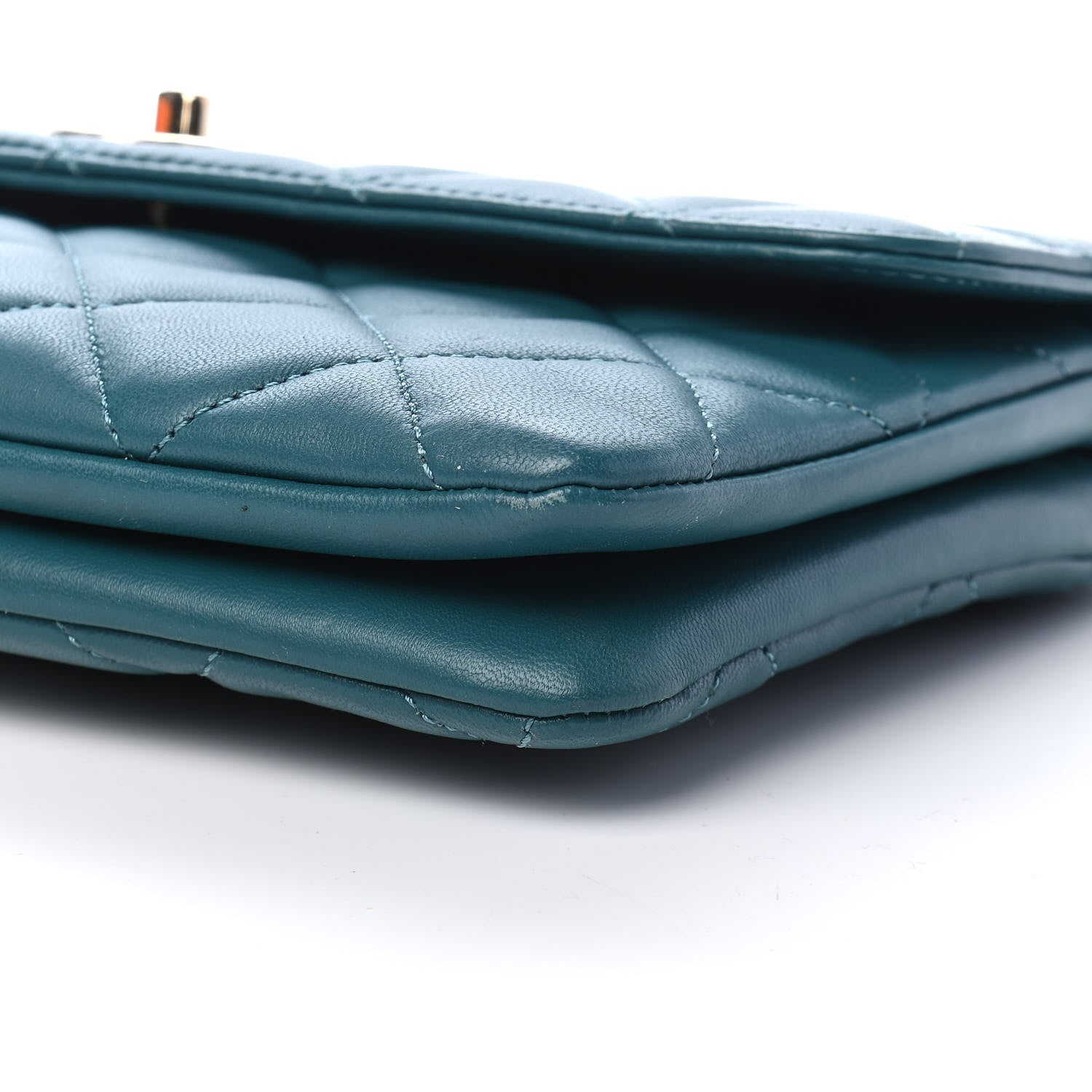 Chanel Lambskin Quilted Medium Trendy CC Flap Dark Green 9 of 11