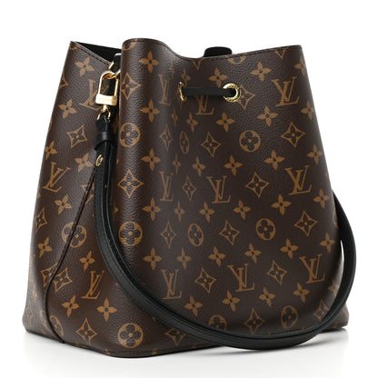 Louis Vuitton Monogram Neonoe MM Black 3 of 11