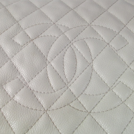 Chanel Caviar Timeless Accordian Flap White 8 of 9