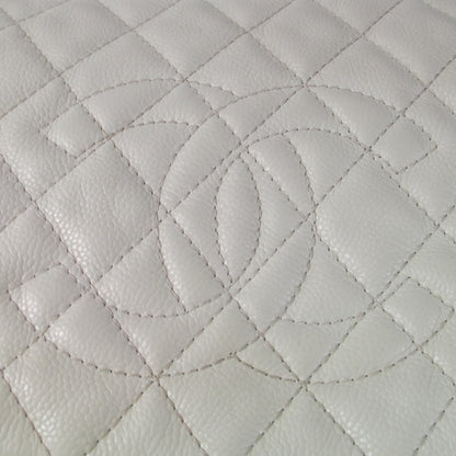 Chanel Caviar Timeless Accordian Flap White 8 of 9