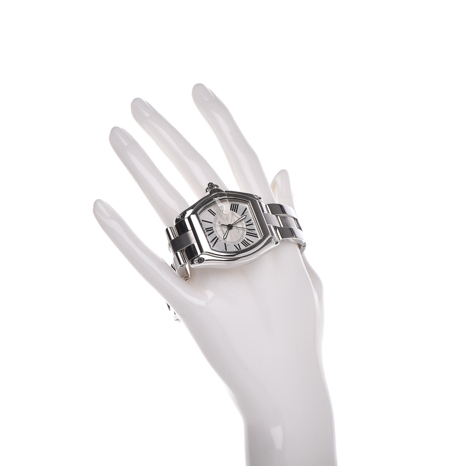 Cartier Stainless Steel 37mm Roadster Automatic Watch 2 of 7