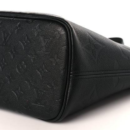 Louis Vuitton Empreinte Monogram Giant Neverfull MM Black 9 of 10