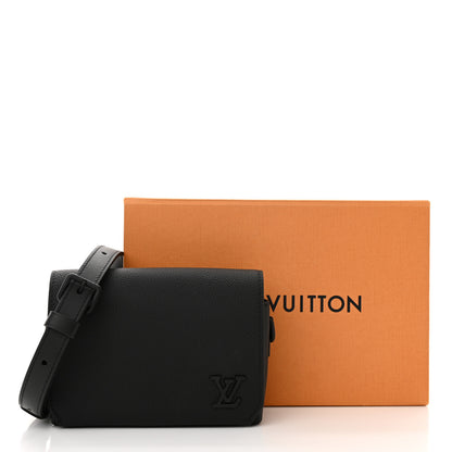 Louis Vuitton Cowhide Fastline Wearable Wallet Black 10 of 10