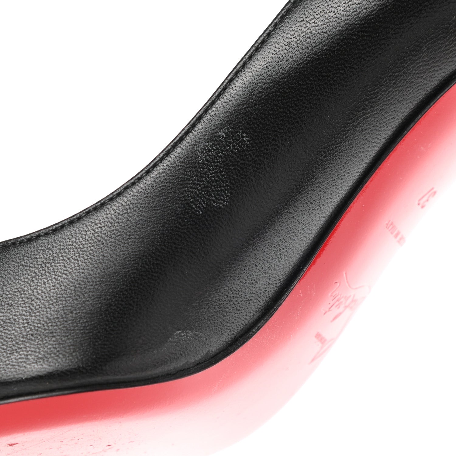 Christian Louboutin Shiny Nappa Ballalarina 70 Pumps 37 Black 8 of 9
