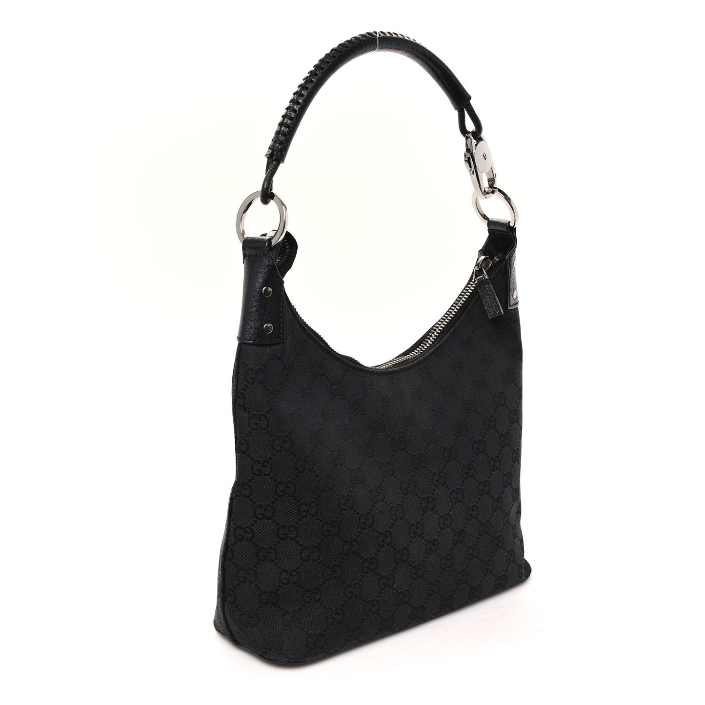 Monogram GG Signature Shoulder Bag Black