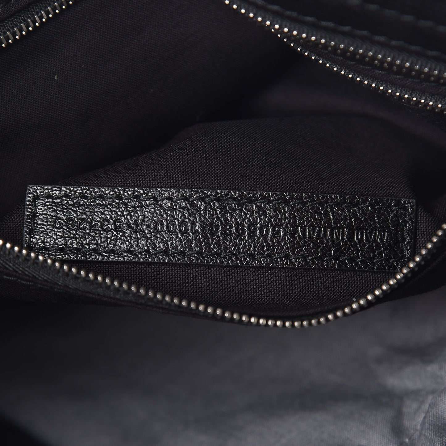 Chevre Silver Metallic Edge Hardware City Black