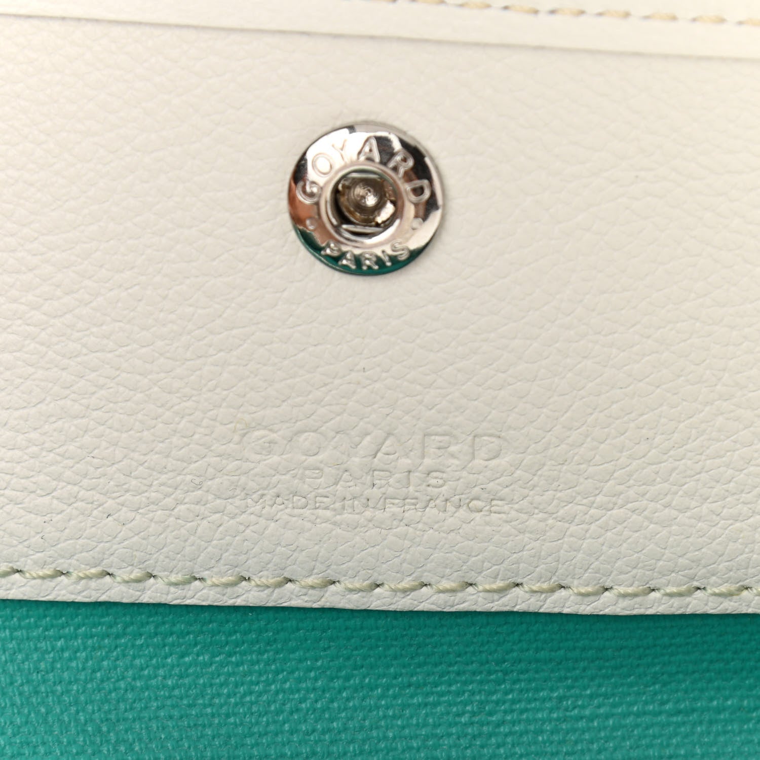 Goyard Goyardine Saint Louis Claire Voie GM White Opaline 9 of 12