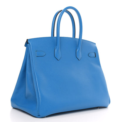 Hermes Epsom Birkin 35 Bleu Zanzibar 3 of 14