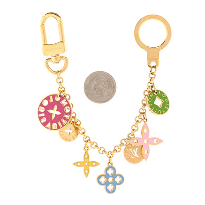Louis Vuitton Enamel Looping Key Chain Bag Charm Multicolor 2 of 4