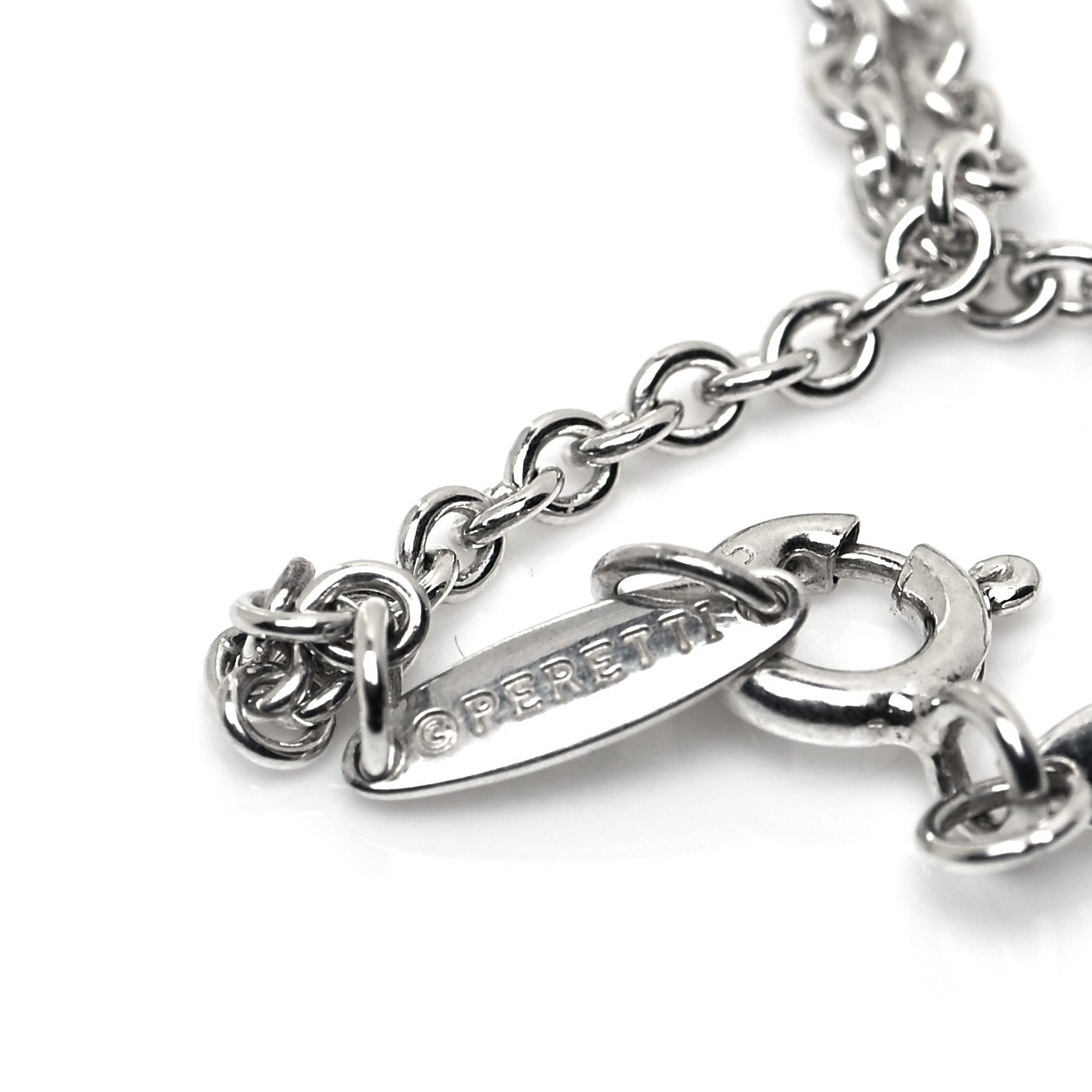 Tiffany Sterling Silver Elsa Peretti Round Disc Charm Bracelet 7 of 7