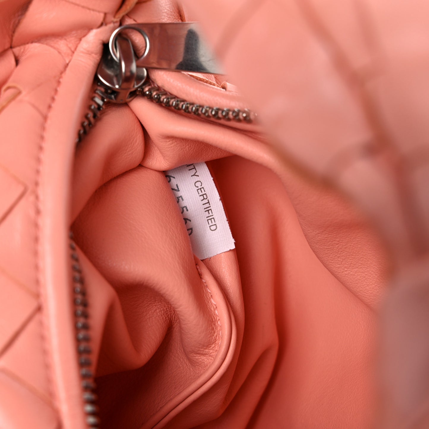 Nappa Intrecciato Mini Jodie Peachy