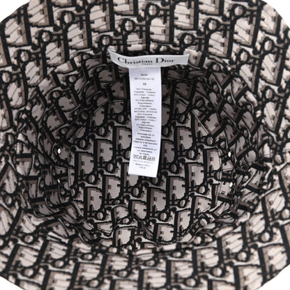 Christian Dior Oblique Reversible Teddy-D Brim Bucket Hat 58 Black 5 of 15