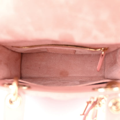 Christian Dior Lambskin Cannage Gradient Small My ABCDior Lady Dior Pink 5 of 11