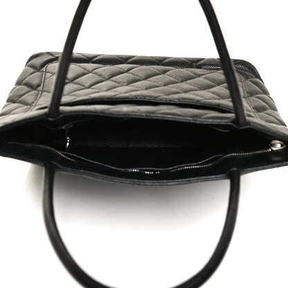 Chanel Caviar Quilted Medallion Tote Black 5 of 17
