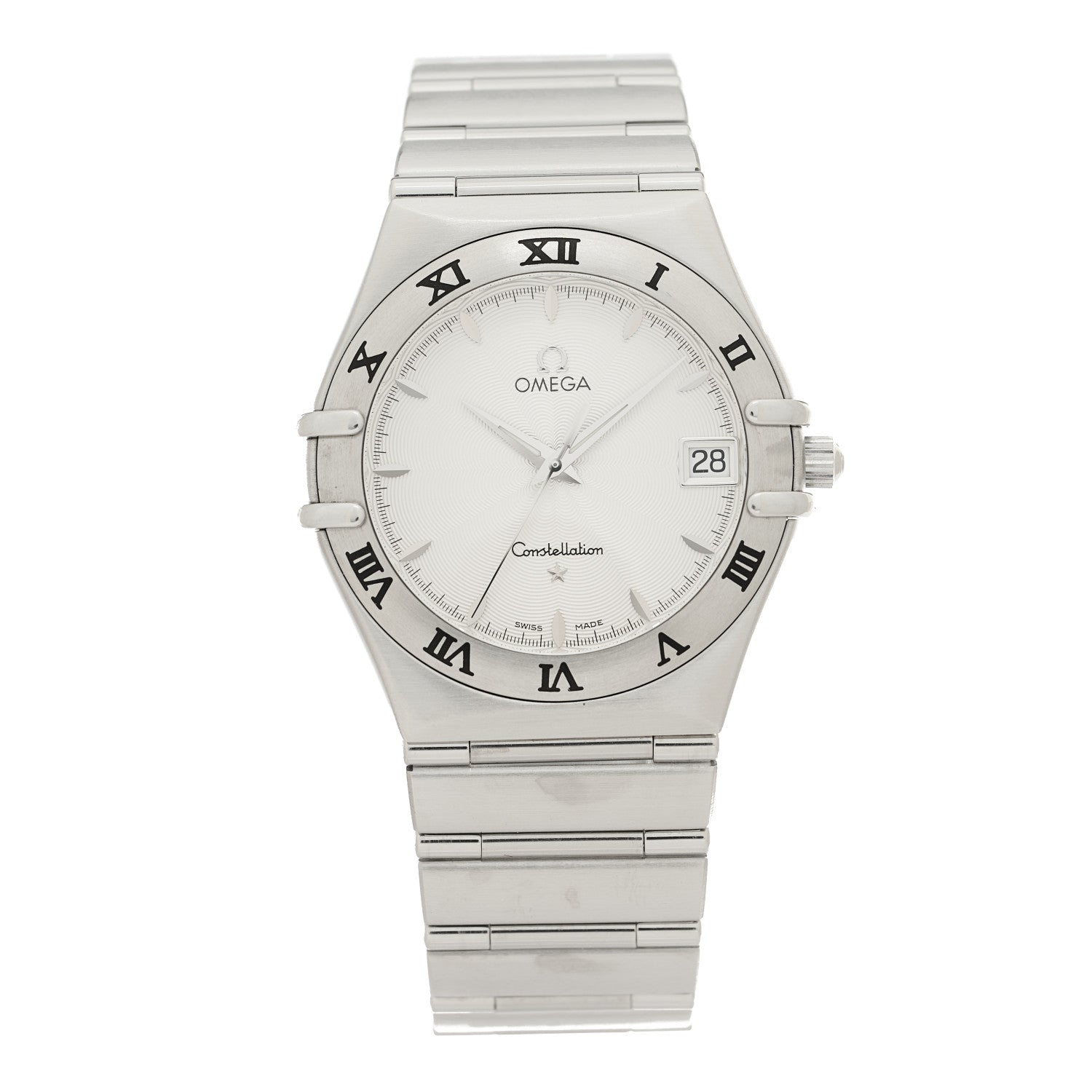 Omega Stainless Steel 33mm Constellation Quartz Watch White 1512.30 1 of 4