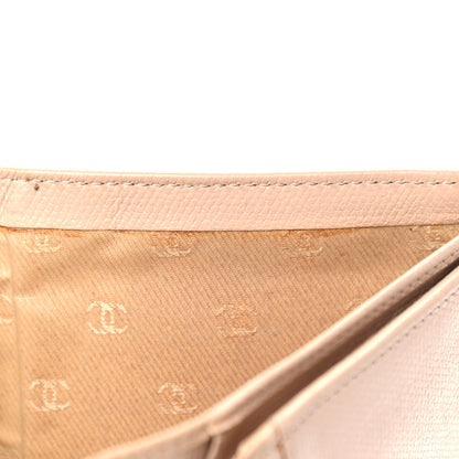 Chanel Grained Calfskin CC Button Yen Wallet Beige 20 of 27
