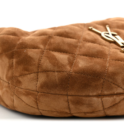 Saint Laurent Suede Quilted Icarino Bag Cognac 9 of 10