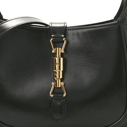 Gucci Boarded Dyana Lux Calfskin Small Jackie 1961 Hobo Black 8 of 10