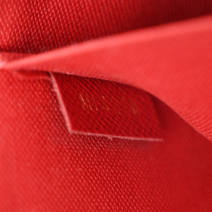 Louis Vuitton Damier Ebene Pochette Felicie Chain Wallet 8 of 12