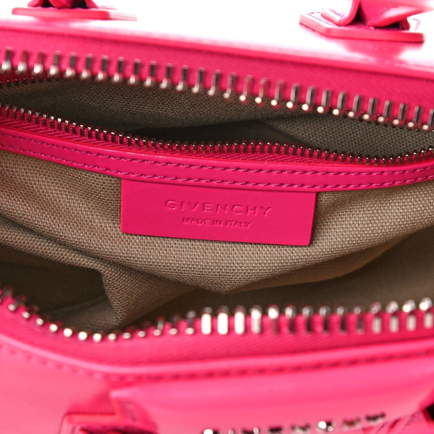 Givenchy Shiny Lord Calfskin Mini Antigona Shocking Pink 5 of 9