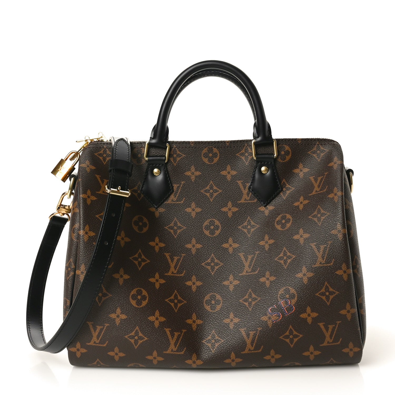 Louis Vuitton Monogram My World Tour Speedy Bandouliere 30 Black 1 of 9