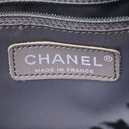 Chanel Vinyl Quilted Funny Tweed Tote Black 6 of 10