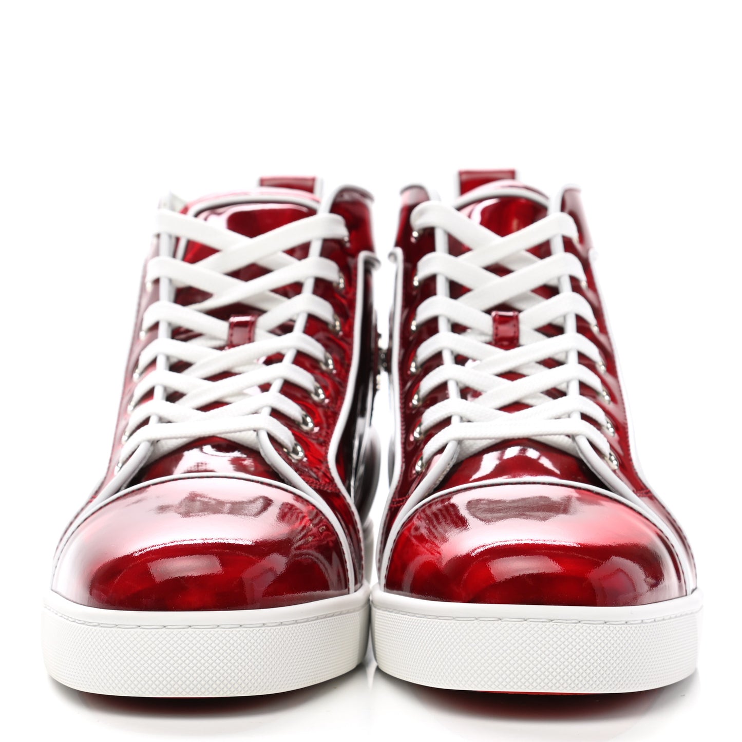 Patent Mens Louis Orlato Flat Sneakers 43 Red