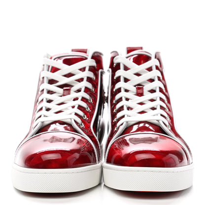 Christian Louboutin Patent Mens Louis Orlato Flat Sneakers 43 Red 2 of 9