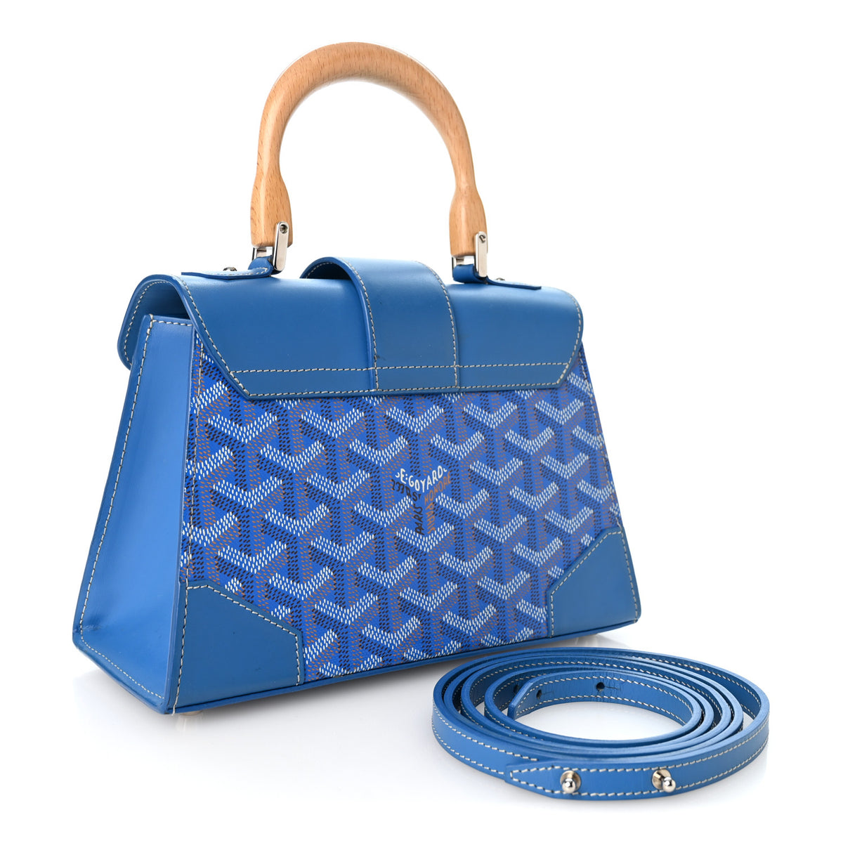 Goyard Goyardine Structure Mini Saigon Sky Blue 3 of 9