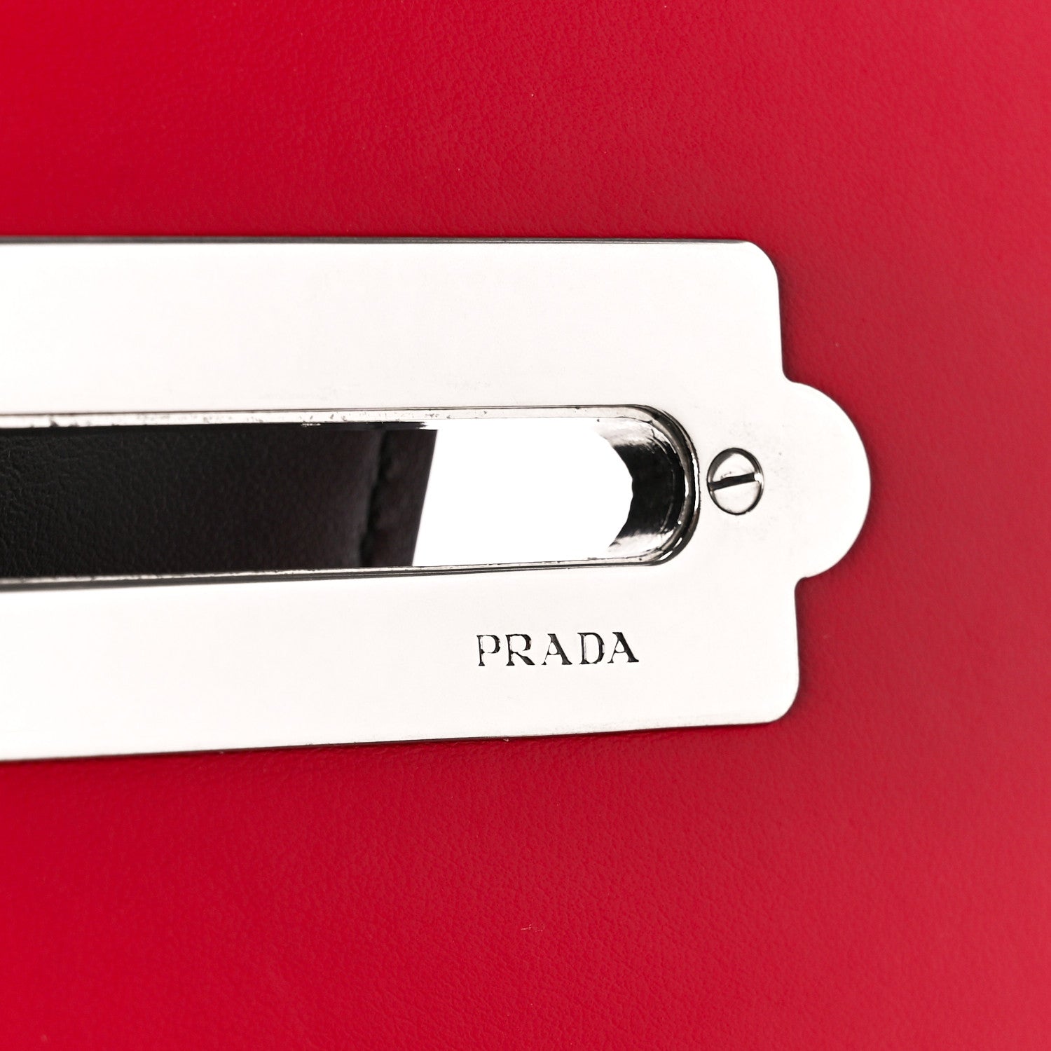 Prada City Calfskin Saffiano Crystal Cahier Bag Fuoco Black 7 of 11